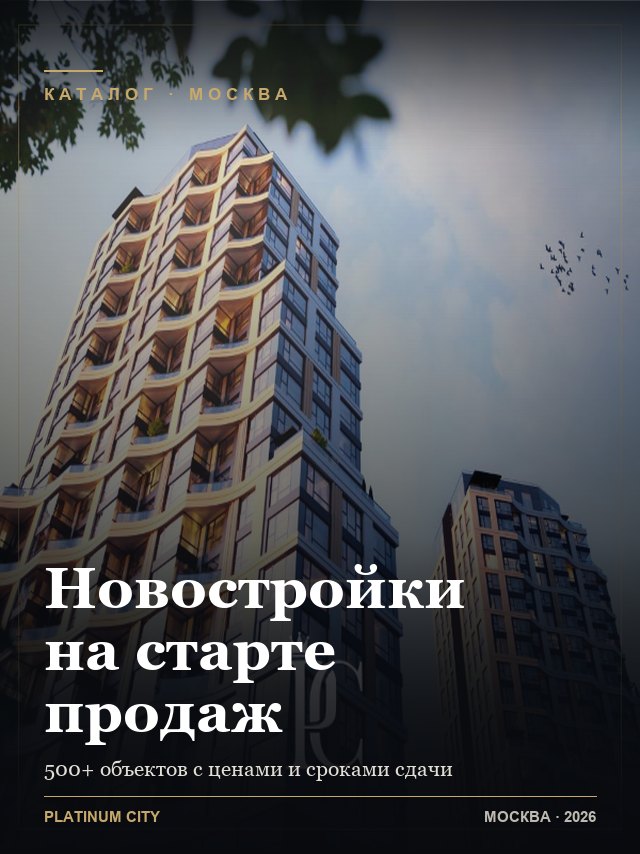 Обложка: Каталог новостроек на старте продаж