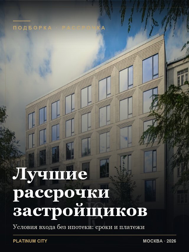 Обложка: Лучшие рассрочки от застройщиков