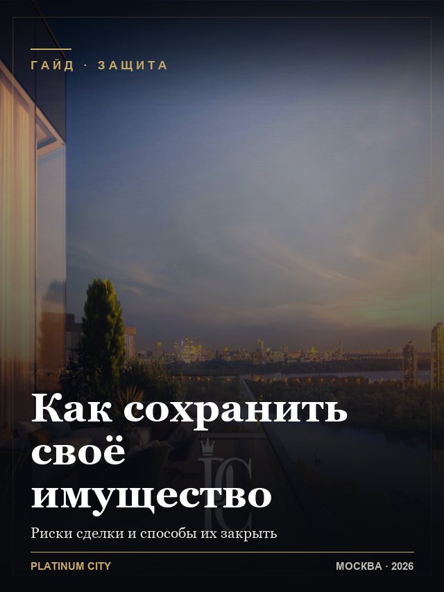 Обложка: Как сохранить своё имущество