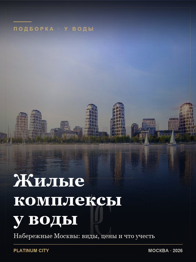 Обложка: Жилые комплексы у воды